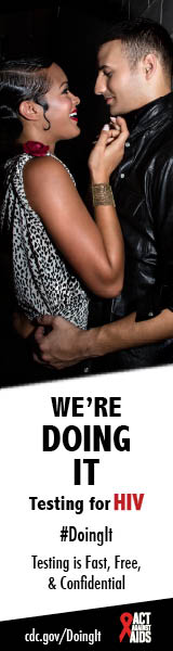 Were Doing It. Testing for HIV. Testing is Fast, Free & Confidential. cdc.gov/DoingIt #DoingIt HHS, CDC, Act Against AIDS