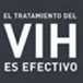 El tratamiento del VIH es efectivo