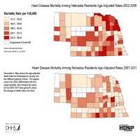 Nebraska Heart Disease Mortality over Time