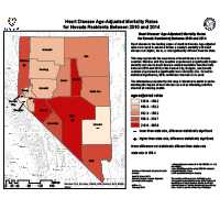 Heart Disease Age-Adjusted Mortality Rates for Nevada Residents