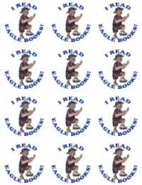 Image of I read Eagle Books Stickers
