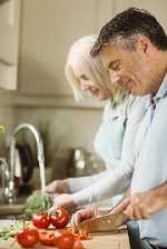 LCP Details - Couple Chopping Vegetables