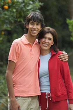 mother and son