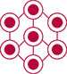 system graphic showing 7 interconnected circles in a hexagonal pattern with a center circle