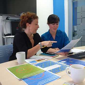 Tasha (right) at work in Panama (Source: Tasha Stehling-Ariza, CDC)