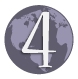 Global disease detection tour icon