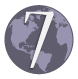 Global disease detection tour icon