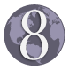 Global disease detection tour icon