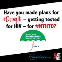 National Transgender HIV Testing Day