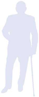 	elder disabled silhouette