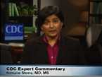 Thumnail image - linking to a Medscape commentary with Dr Nimalie Stone talking about Dying from C. Diff