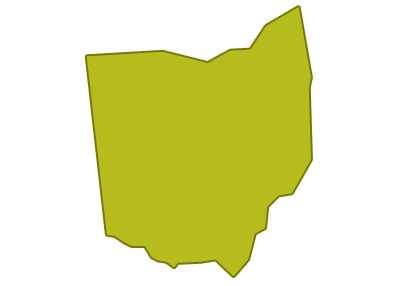 outline of ohio