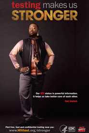 Our HIV status is powerful information. It helps us take better care of each other. Get tested.