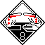 8 Corrosive placard