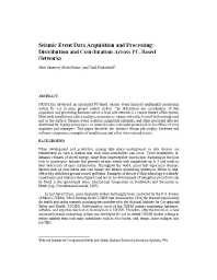 Image of publication Seismic Event Data Acquisition and Processing:  Distribution and Coordination Across PC-Based Networks
