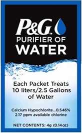 A P&G™ sachet, Proctor and Gamble