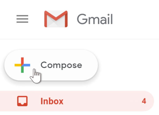 Clicking compose Clicking compose