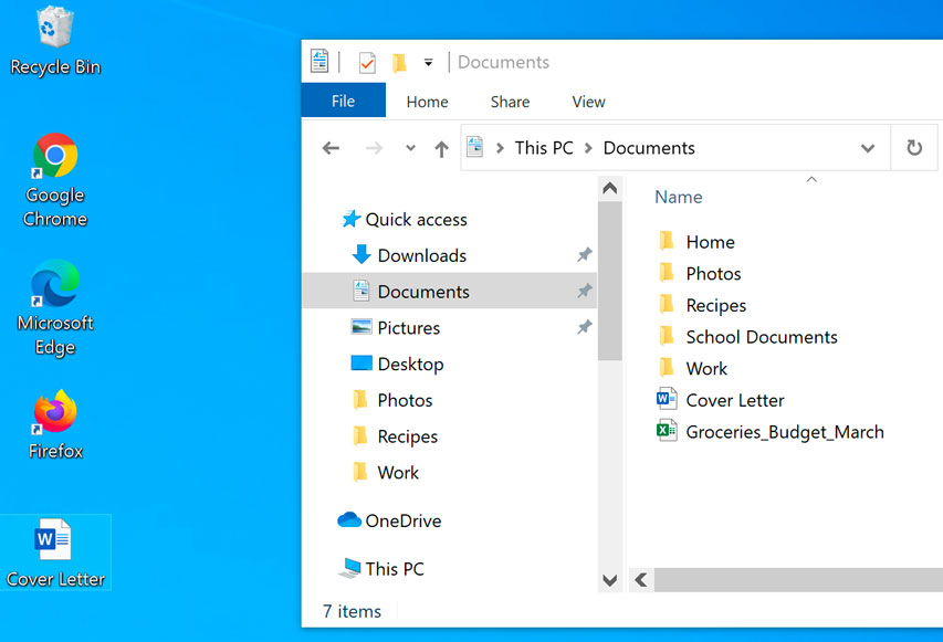file appears on the desktop file appears on the desktop