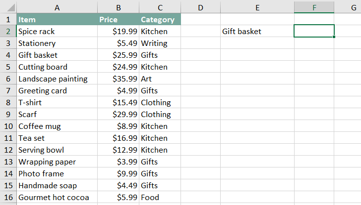 overview of second vlookup example overview of second vlookup example