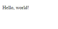 Hello, world! page content Hello, world! page content