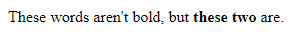 Bold text illustration Bold text illustration