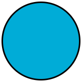 square div with a 50 percent border radius, creating a circle square div with a 50 percent border radius, creating a circle