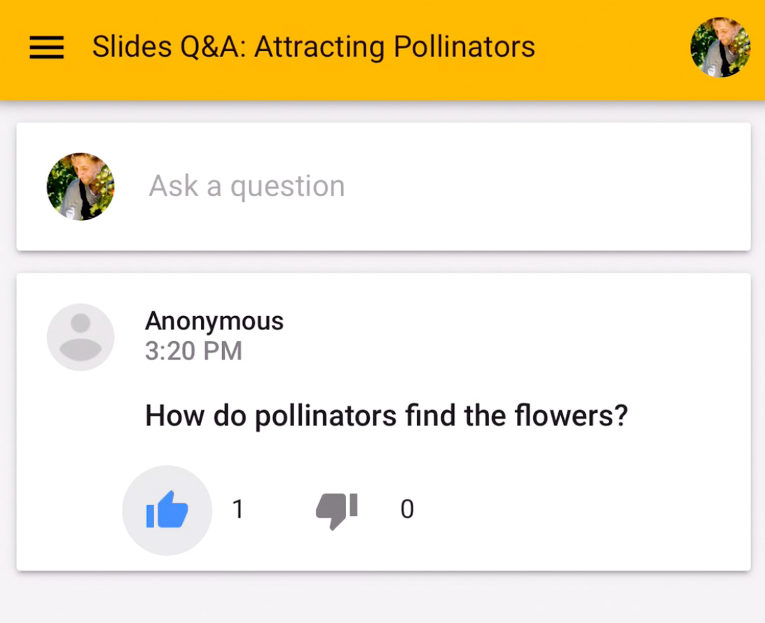 upvote a question upvote a question