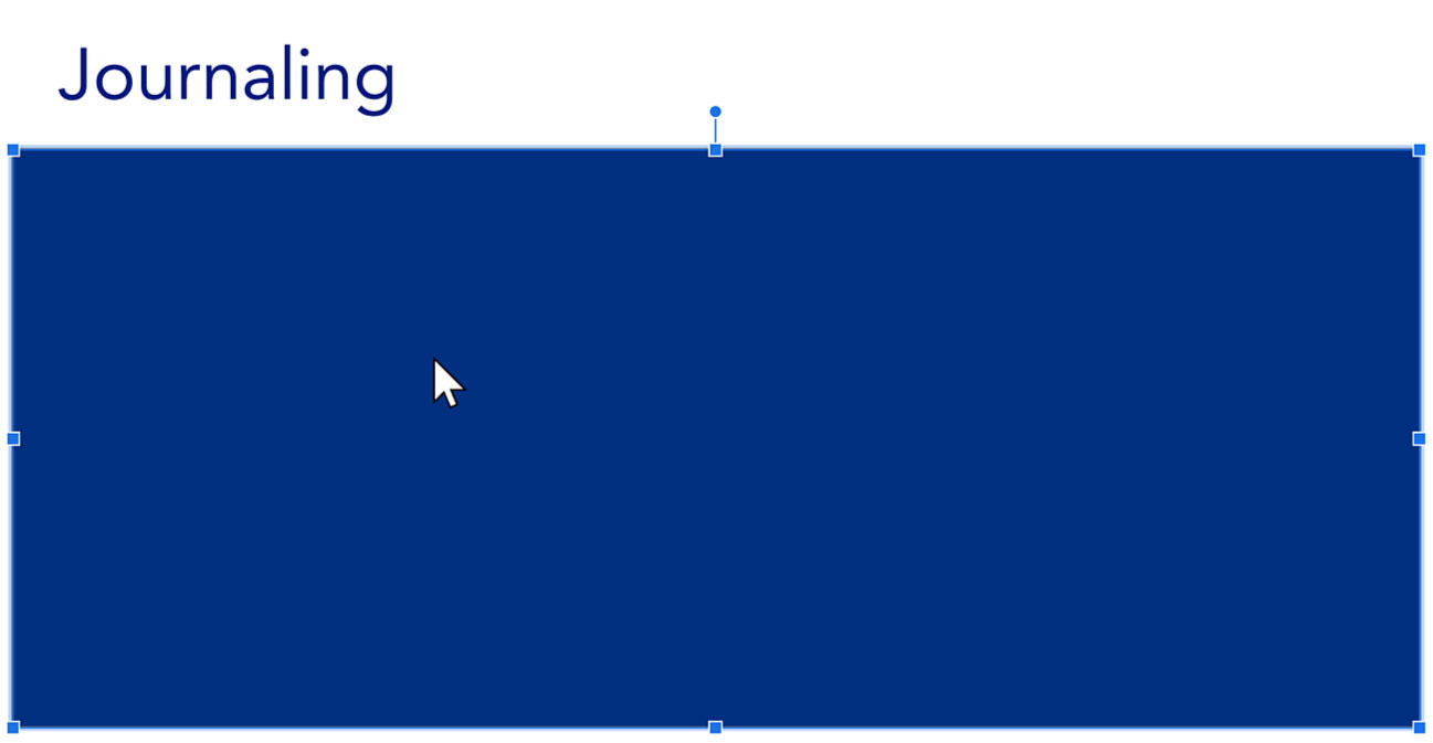 showing the navy rectangle showing the navy rectangle