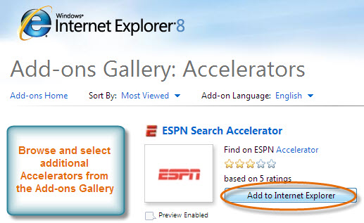 Add-ons Gallery